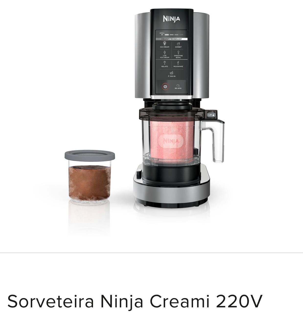Sorveteira Ninja Creami